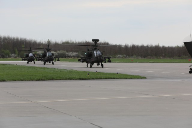 12th CAB Arrives at Malbork Airport for Exercise Saber Strike 24