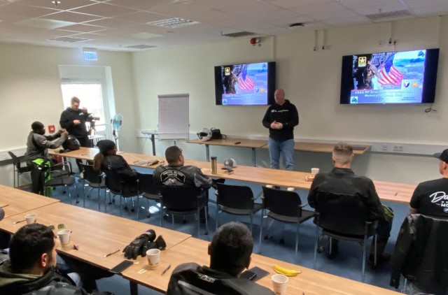 Motorcycle riders in USAG Rheinland-Pfalz community refresh their safety skills