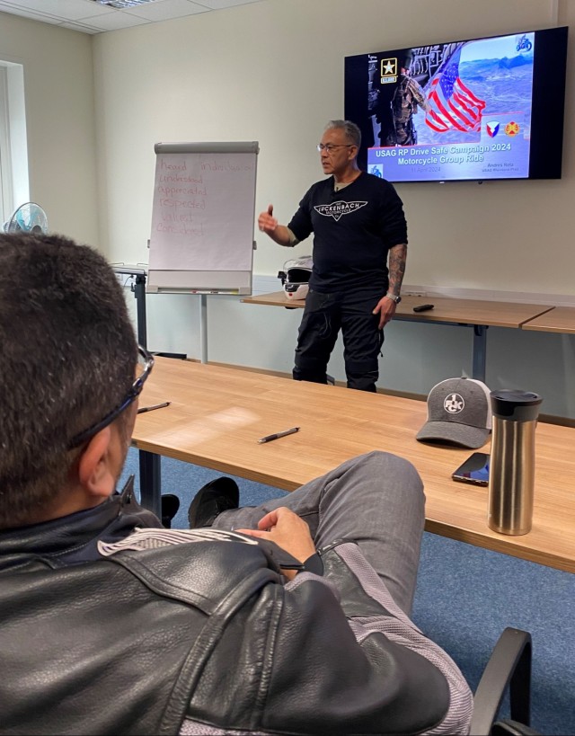 Motorcycle riders in USAG Rheinland-Pfalz community refresh their safety skills