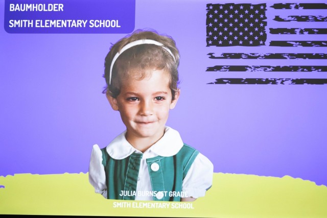 Baumholder’s Smith Elementary School celebrates Month of the Military Child with guest speaker Julia Furman