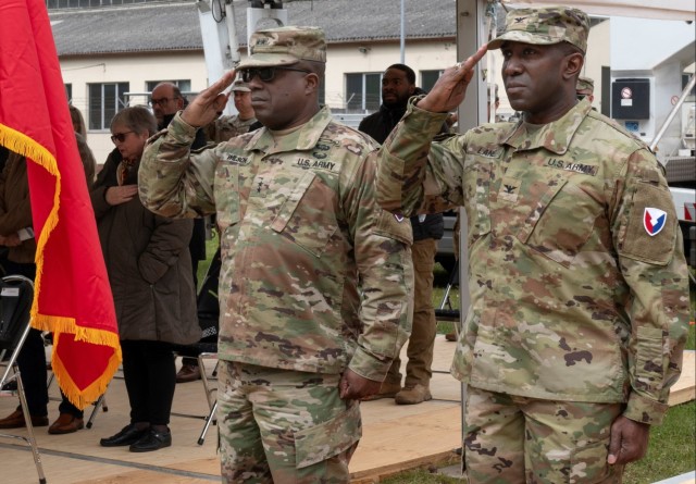 405th AFSB welcomes new commander at assumption of command ceremony