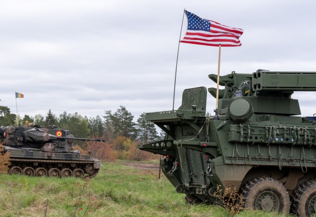 From April 21 to April 22, Charlie Battery, 5-4 ADA participated in the Fire Support Coordination Exercise for Saber Strike 2024. During the exercise, Charlie Battery conducted live fire engagements alongside Romanian Gepard air defense vehicles in support of U.S. and NATO forces.