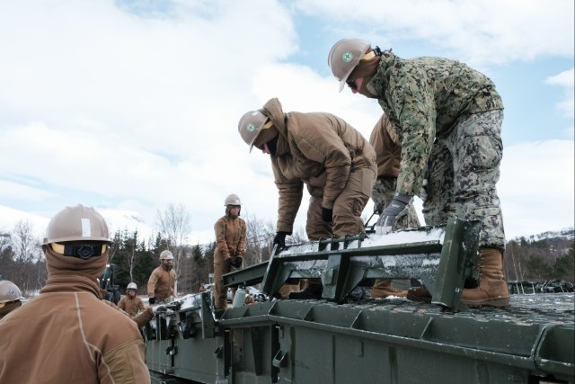 NMCB 11 in Norway for DEFENDER EUROPE 2024