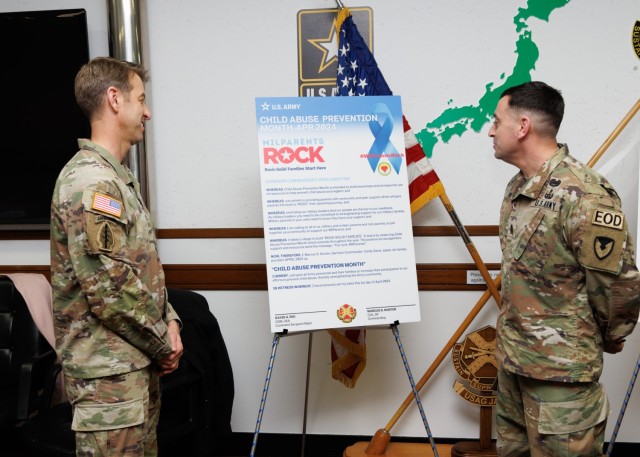 U.S. Army in Japan community stands united against child abuse, neglect