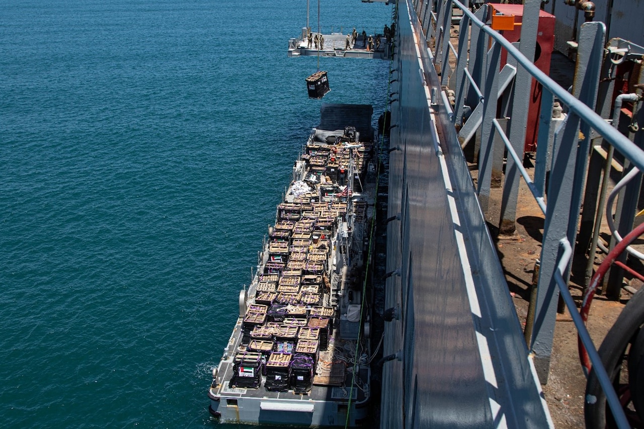 Aid Will Soon Flow to Palestinians in Gaza via DOD Temporary Pier