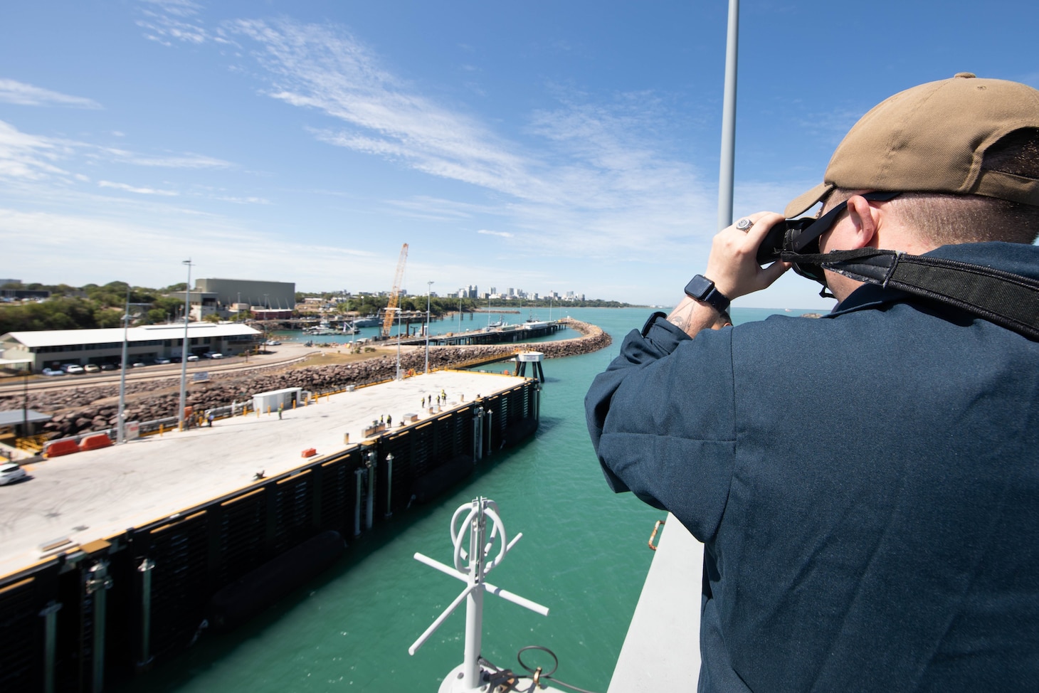 Tender Touchdown: Emory S. Land Arrives in Darwin