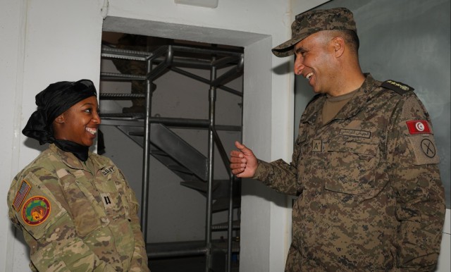 Unit's first female African-American commander overseas joins African Lion 2024