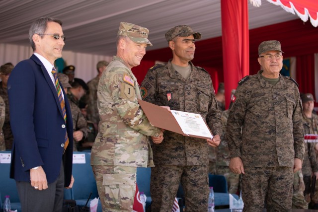 Joint, combined forces successfully execute distinguished visitors day at African Lion 2024