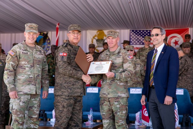 Joint, combined forces successfully execute distinguished visitors day at African Lion 2024