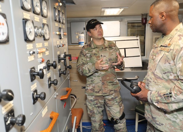 Top enlisted leader in Japan learns Army mission on Yokohama North Dock