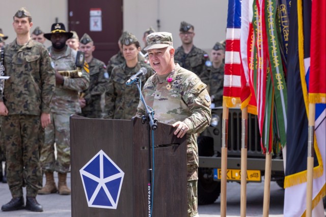 V Corps Holds Victory Honors Ceremony for Brig. Gen. Kevin Lambert