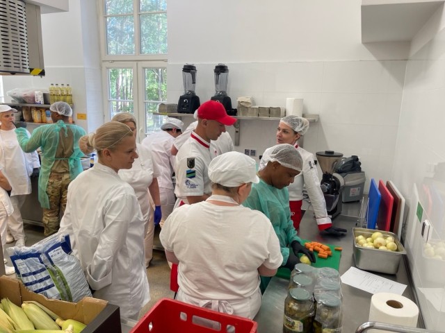 Culinary cross training event in Poland demonstrates importance of interoperability, readiness