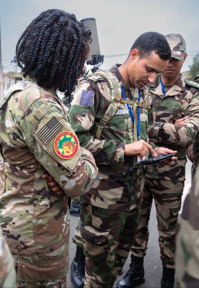 U.S. Soldiers train Moroccan partners in cyber operations