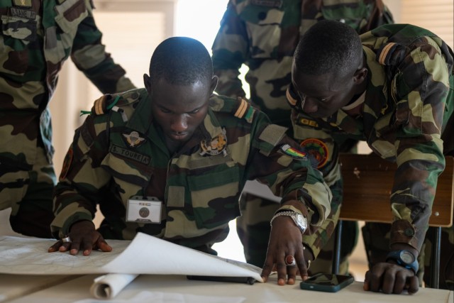 African Lion participants begin staff exercise in Senegal