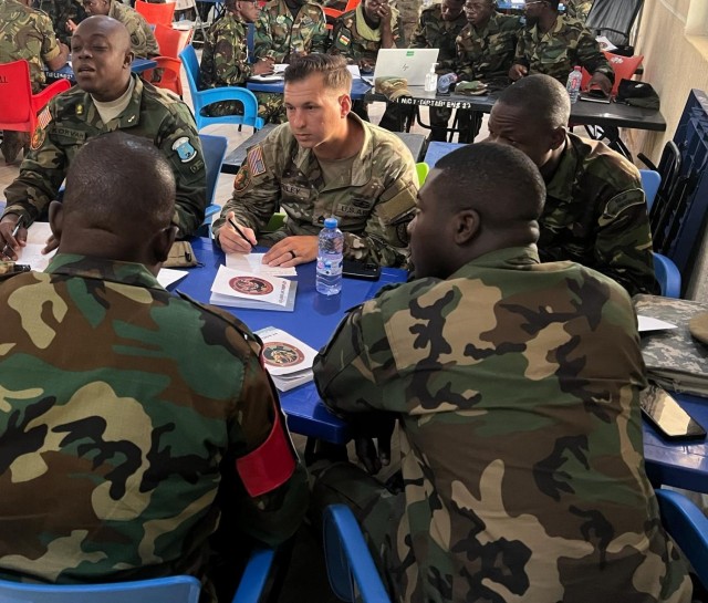 2nd Security Force Assistance Brigade leads staff exercise at African Lion 2024 in Ghana