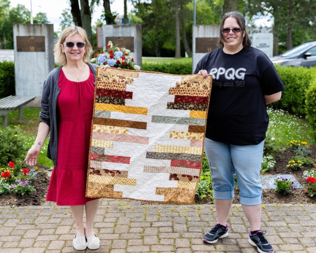 Stitched with love: Quilting Guild donates handmade quilts to support USAG Rheinland-Pfalz Suicide Prevention Program