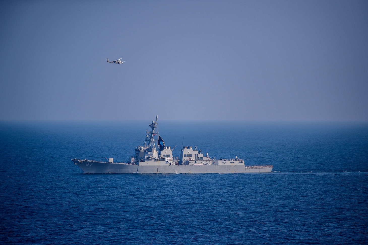 USS Mason (DDG 87) enters the Mediterranean Sea after seven months in the Red Sea