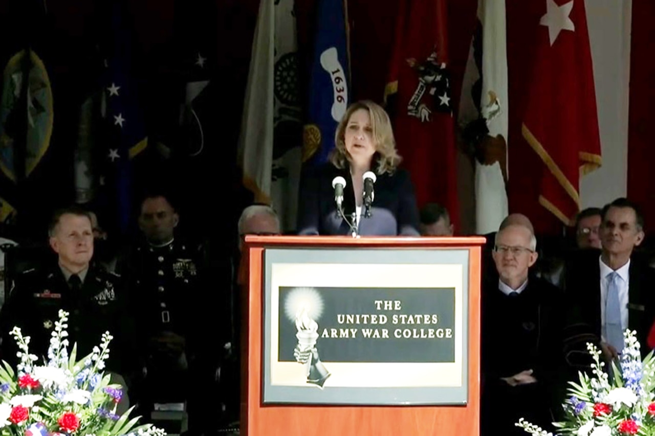 Hicks Says Military Leaders Must Embrace Need for Change