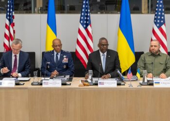 Austin Underscores Commitment to Ukraine Security at Brussels Meeting
