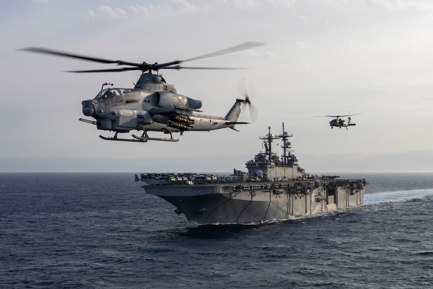 USS Wasp Transits Through the Strait of Gibraltar