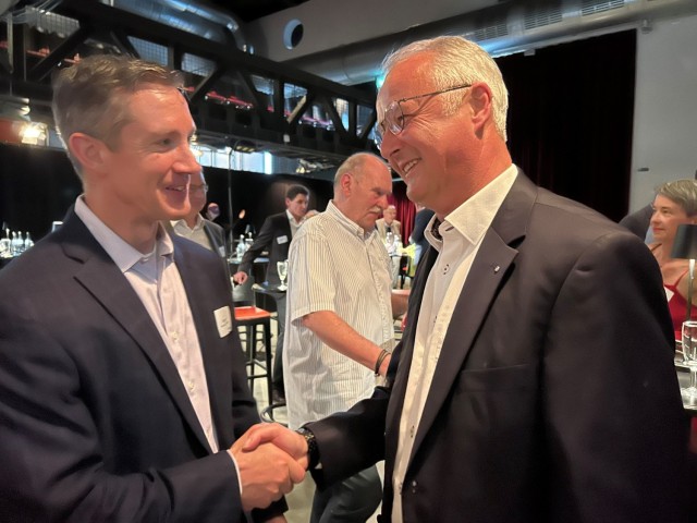 U.S. Army Garrison Rheinland-Pfalz Commander Honors Markus Vollmer's Service