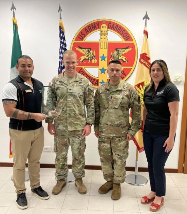 Single service member programs in Italy win Army’s top honors