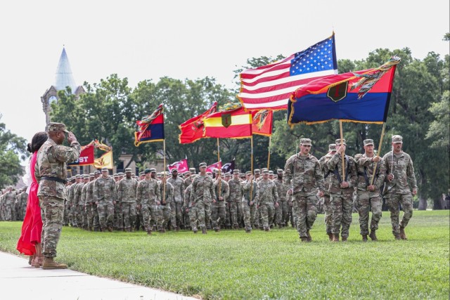 1st Infantry Division Change of Command Ceremony