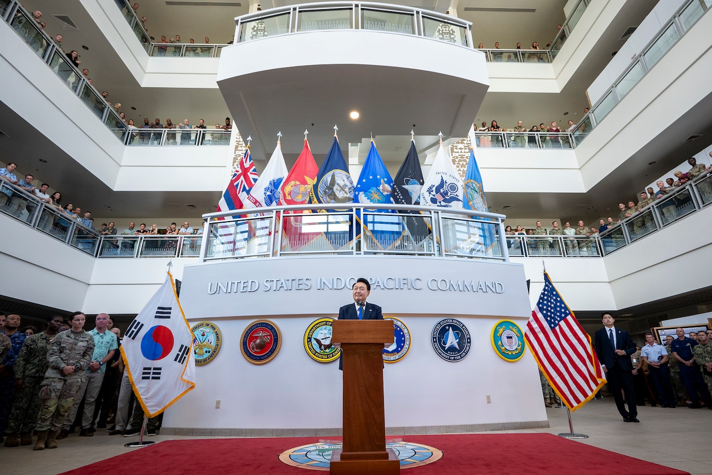 USINDOPACOM hosts Republic of Korea President Yoon Suk Yeol