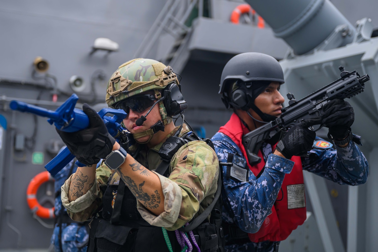 USS Gridley, Partner Nations Hold VBSS Drill During RIMPAC 2024