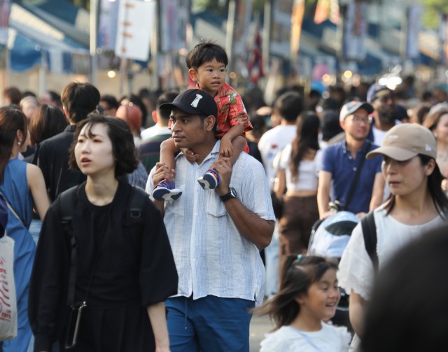 More than 16,000 people attended the Independence Day celebration at Camp Zama, Japan, June 29, 2024. The open-post event had plenty of food and entertainment including military static displays, children’s games, fireworks and live music.
