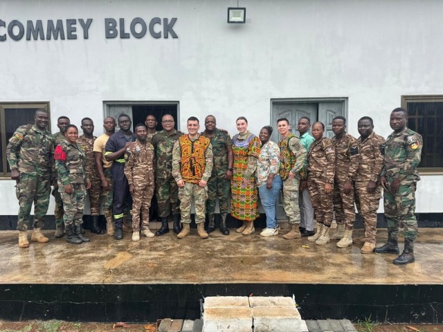 Veterinary Corps Soldiers support Ghanian Military Counterparts