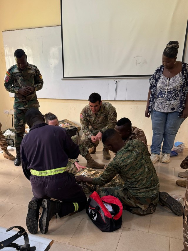 From 8 May to 31 May a veterinarian and an animal care specialist from Public Health Command Europe supported the three week-long medical readiness exercise in Accra, Ghana.