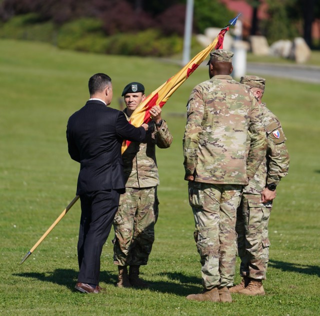 U.S. Army Garrison Bavaria Chane of Command Ceremony