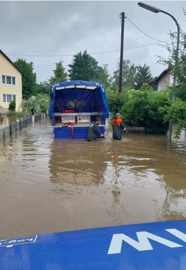 Robert Huste was a driver of one of these vehicles during a recent flooding in Bavaria. Huste helped rescue senior citizens in the town of Schrobenhausen.