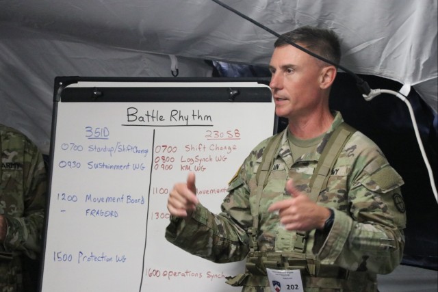 Division alignment exercise paves the way for combined CPX, future training as the Army’s new unit of action