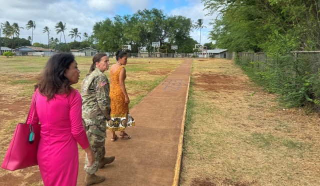 U.S. Army and State Officials Address Vegetation Concerns at Ewa Beach School