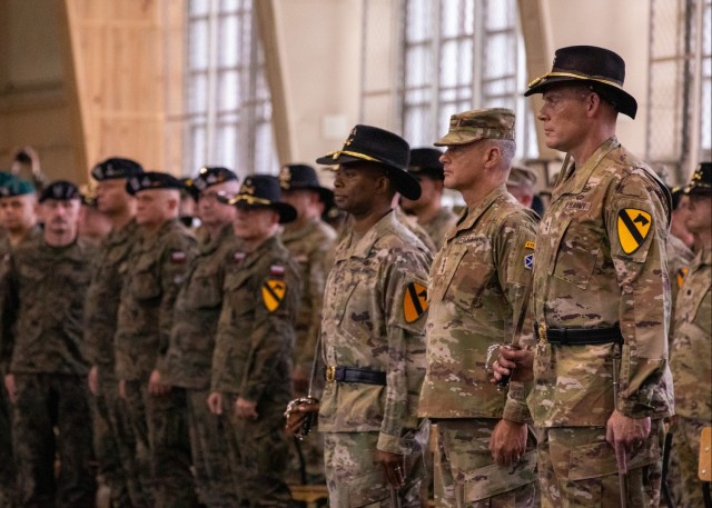 Maj. Gen. Thomas M. Feltey Assumes Command of the 1st Cavalry Division