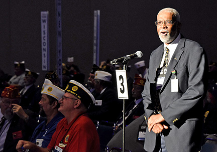 Moving testimonials at American Legion convention