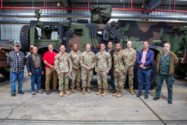 405th AFSB hosts ASC sister brigade at headquarters, two APS-2 worksites during site visit