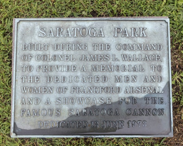 PICATINNY ARSENAL, N.J. - This photo is of an identical plaque currently on display outside the Project Manager Soldier Lethality headquarters at Picatinny Arsenal.