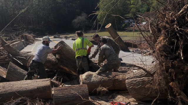 Army Reserve Engineers Support Hurricane Helene Emergency Efforts