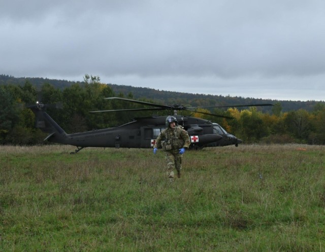 56th SBCT rehearses air medevac