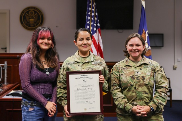 From Enlisted to Officer: 21st TSC Soldier lives Army American Dream