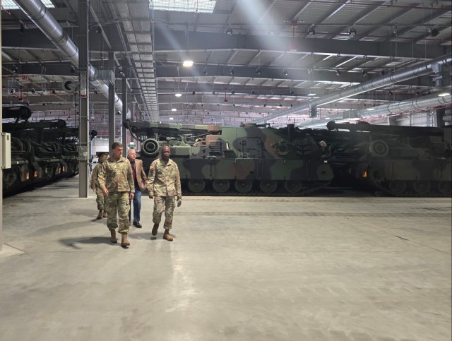 Powidz APS-2 worksite host to dozens of distinguished visitors, latest being 310th ESC CG