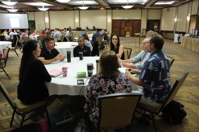 Garrison command teams met individually with IMCOM-Pacific staff and leaders to collaborate on unique challenges and solutions for installations across the Pacific during the senior leader forum October 22-24 in Hawaii.