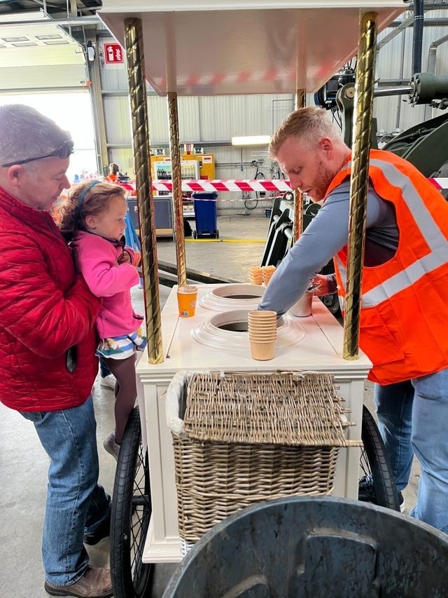 Dutch Ministry of Defense workforce at Eygelshoven APS-2 holds family day event at site