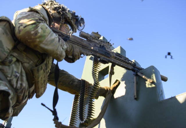 101st Airborne Soldiers assess new Next Generation Squad Weapon with 6.8mm ammo