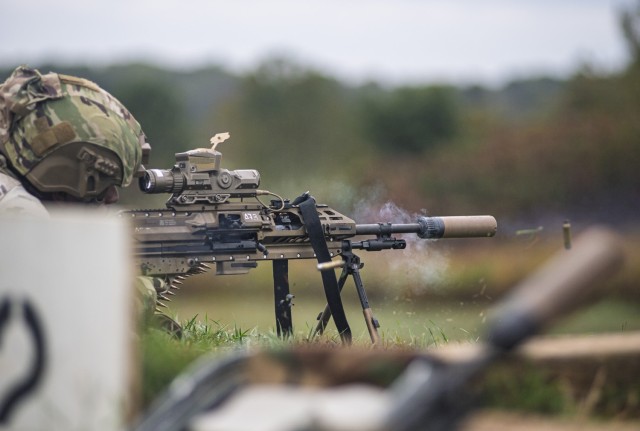 101st Airborne Soldiers assess new Next Generation Squad Weapon with 6.8mm ammo