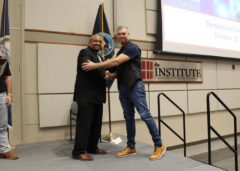 Army Veteran, welding student featured as star-skilled tradesperson at NASCAR Cup Series race