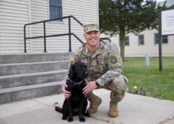 Ministry Dog Aids Michigan Army Guard Soldier Resiliency